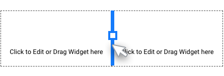 Slide borders to adjust different column width