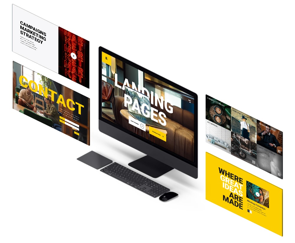 best landing page overview image
