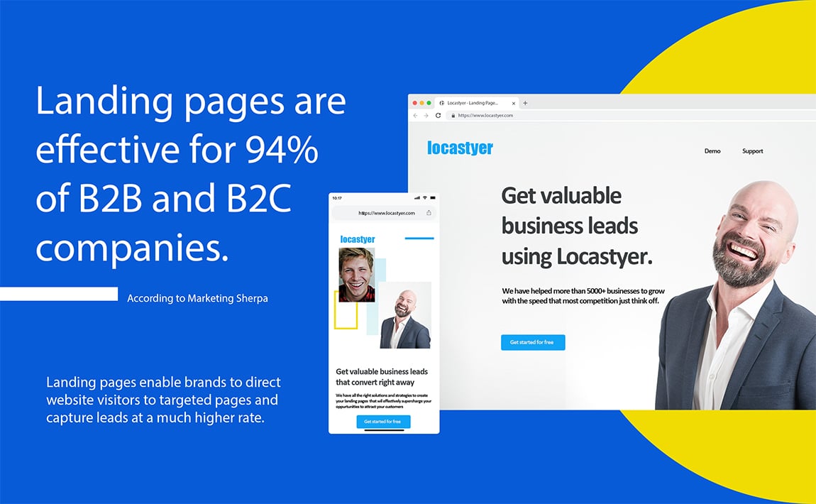 Pitch, why landing pages are important for business