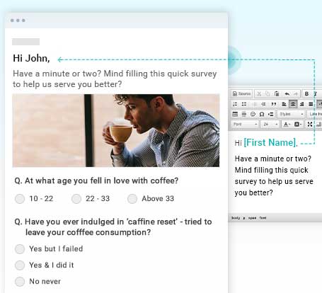 Personalized survey campaigns to improve engagement